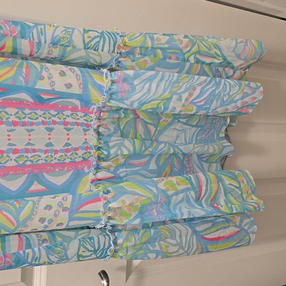 Lilly Pulitzer Patterned Spring Summer Dress Size… - image 3